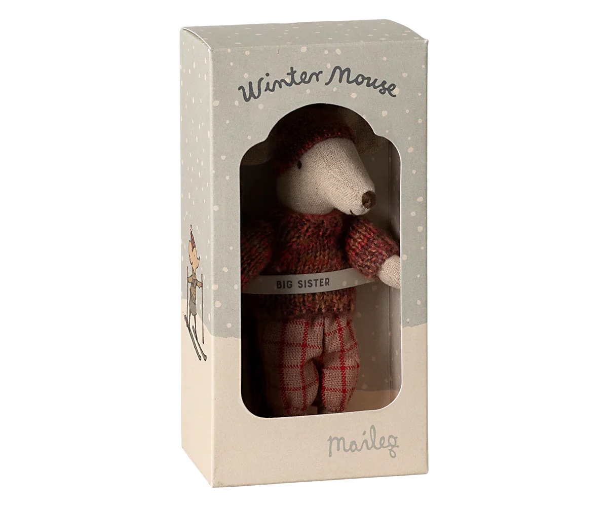 Maileg | Big Sister Winter Mouse Ski Set