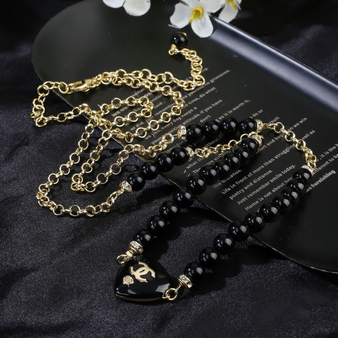 Heart Jewelry Accessory in Polished Metal-Tone – Heart Detail front product view