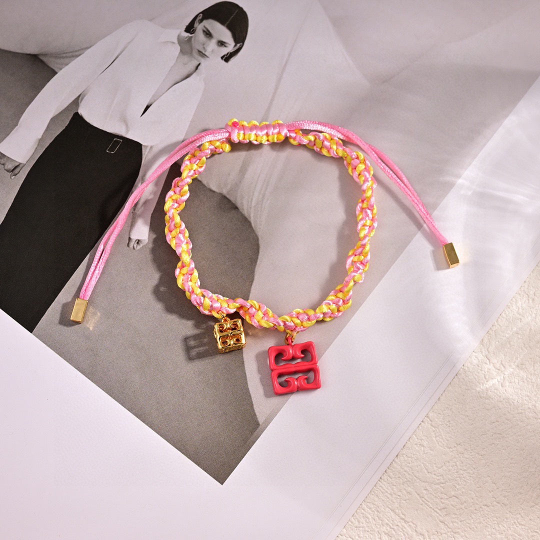 Signature Emblem Bracelet in Polished Metal-Tone – Design 027 front product view