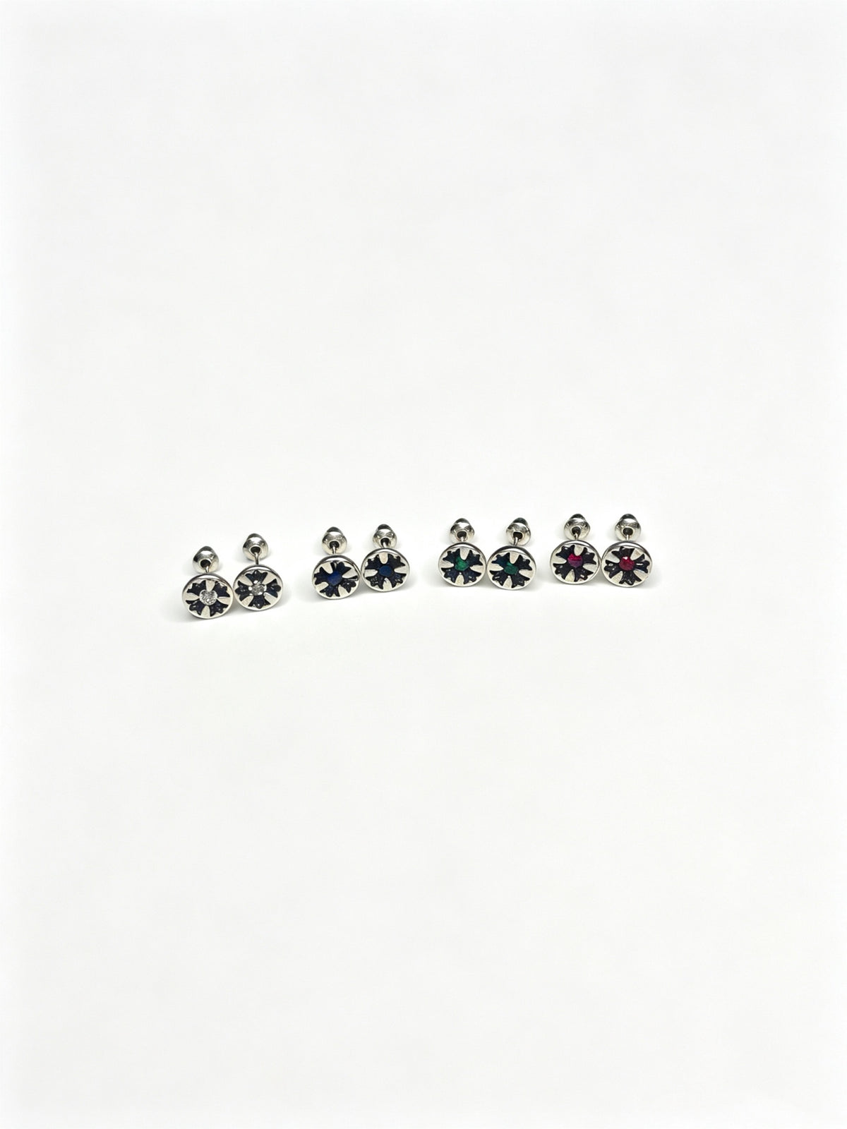 Cross Statement Earrings in Metal-Tone – Design 13 close-up detail
