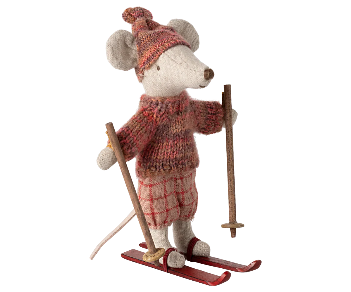 Maileg | Big Sister Winter Mouse Ski Set