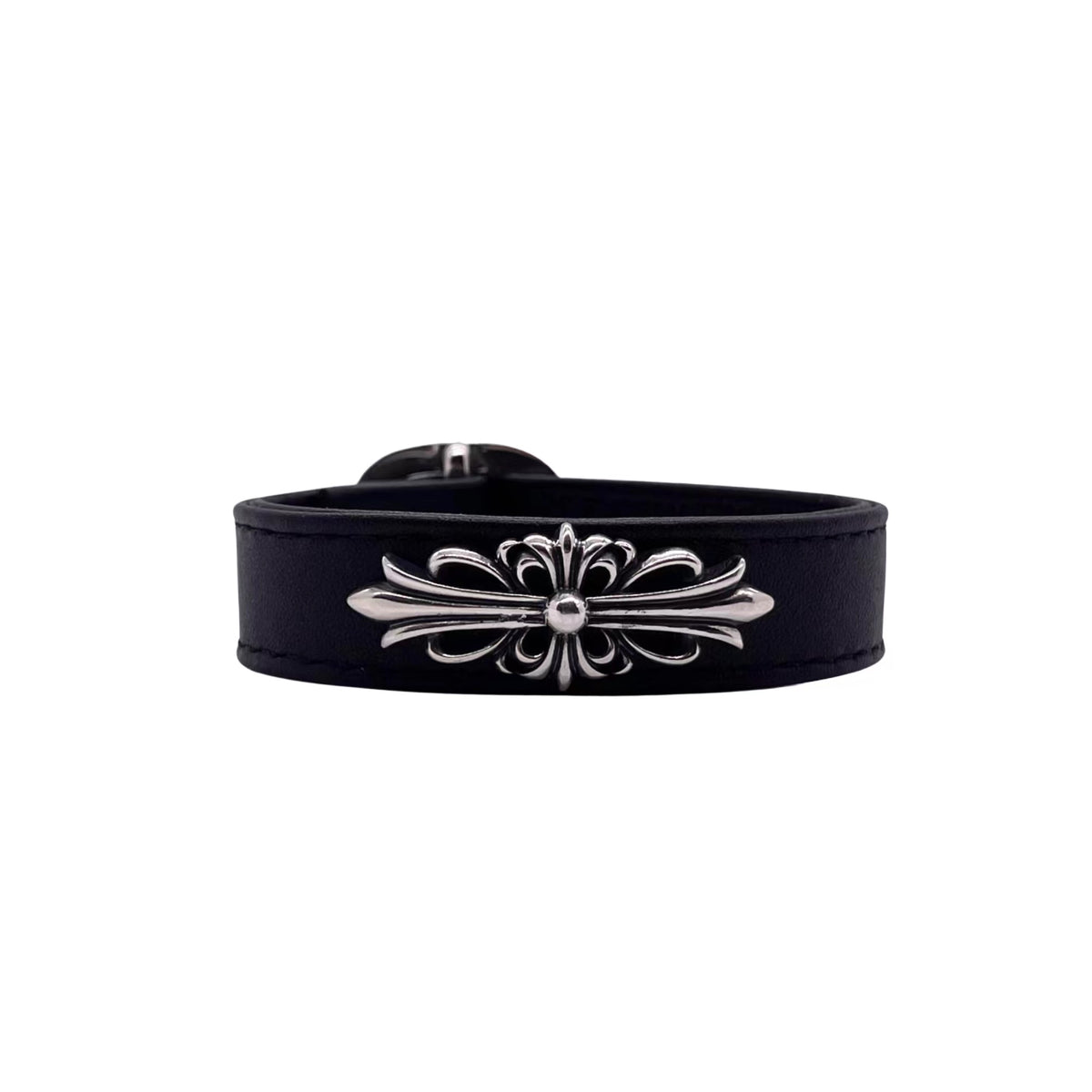 Gothic Emblem Statement Bracelet in Metal-Tone – Design 13 main product view