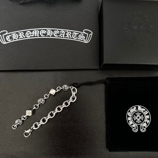 Dice Statement Bracelet in Metal-Tone main product view