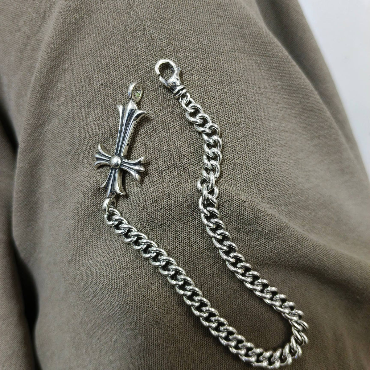 Gothic Emblem Statement Bracelet in Metal-Tone – Design 11 main product view