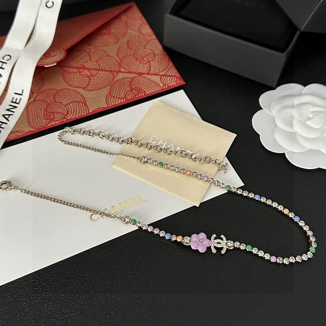 Letter Pendant Necklace in Polished Metal-Tone – Design 004 detail view