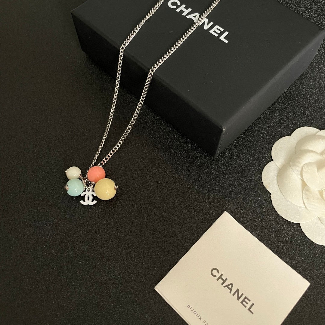 Signature Emblem Pendant Necklace in Polished Metal-Tone – Design 056 close-up detail