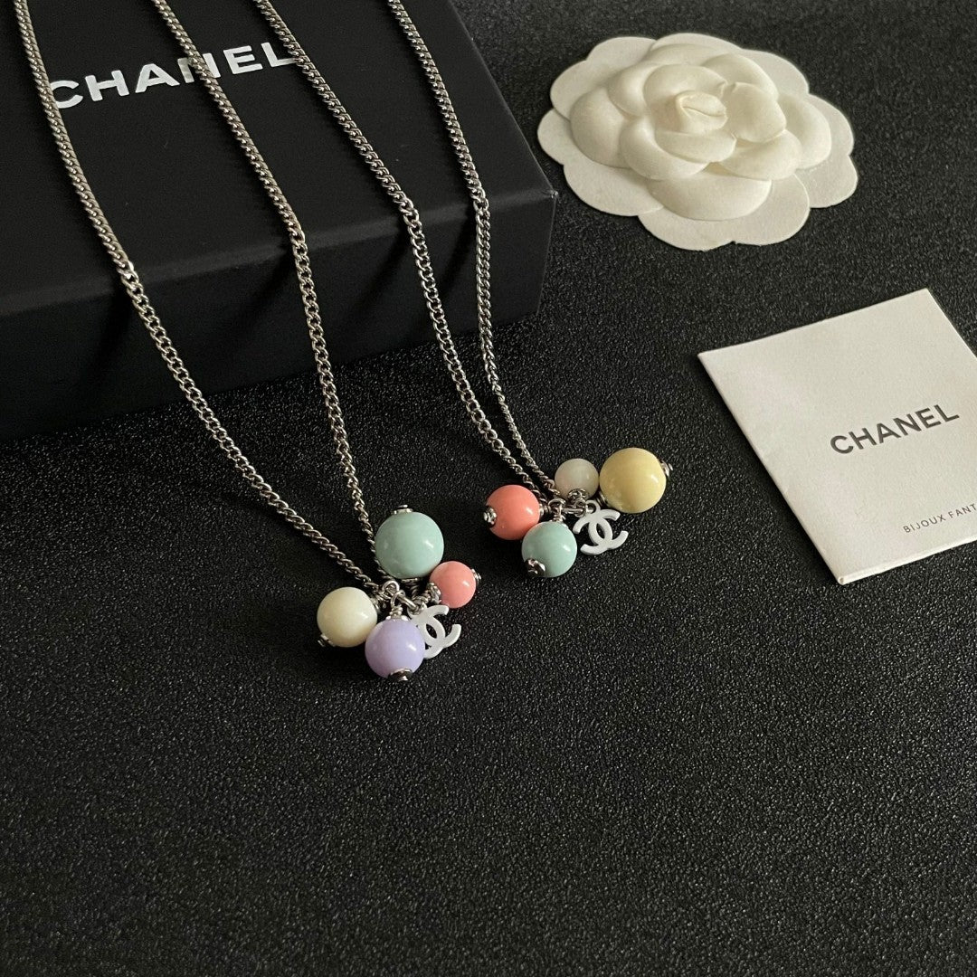 Signature Emblem Pendant Necklace in Polished Metal-Tone – Design 055 styled product view