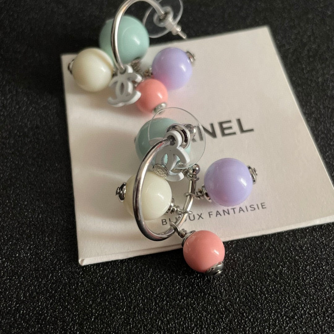 Signature Emblem Statement Earrings in Polished Metal-Tone – Design 030 main product view