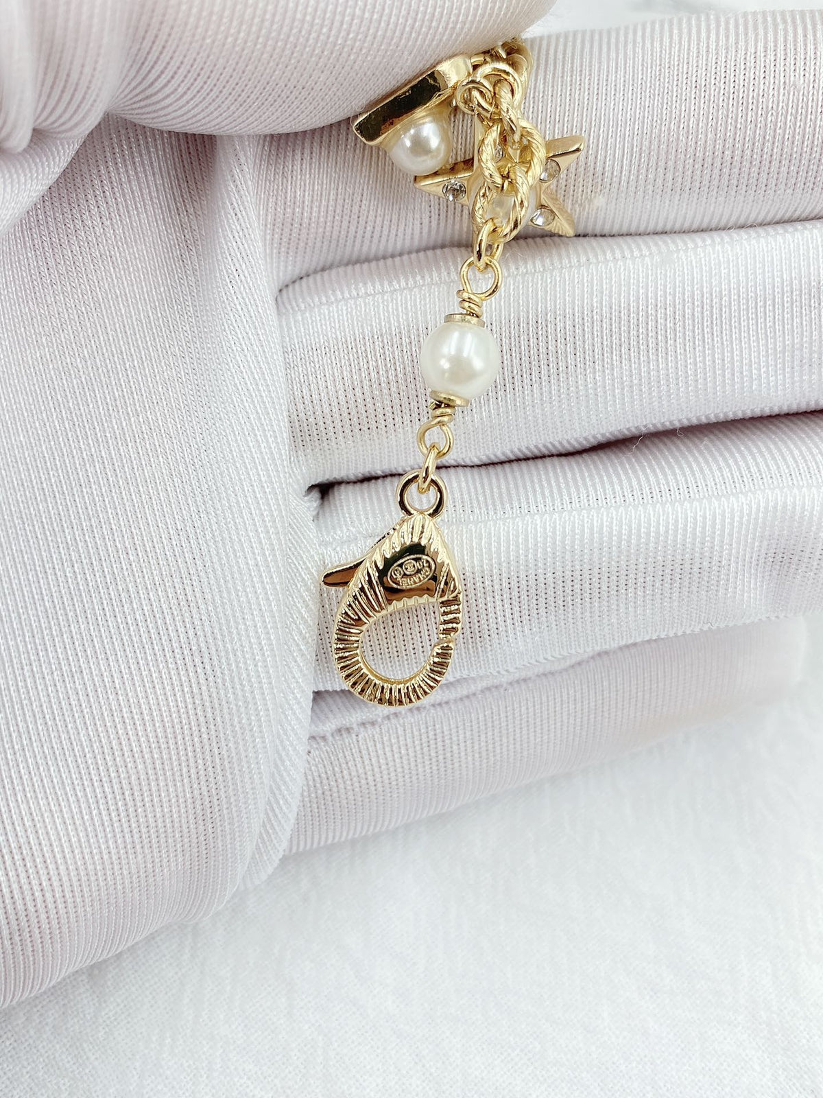 Signature Emblem Bracelet in Gold-Tone – Design 005 styled product view