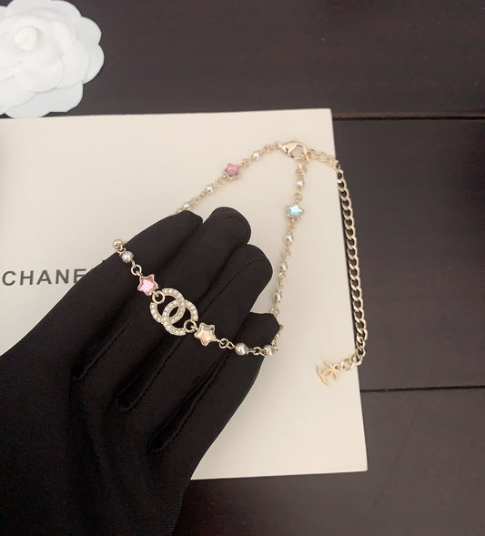 Signature Emblem Crystal-Accent Pendant Necklace – Design 017 main product view