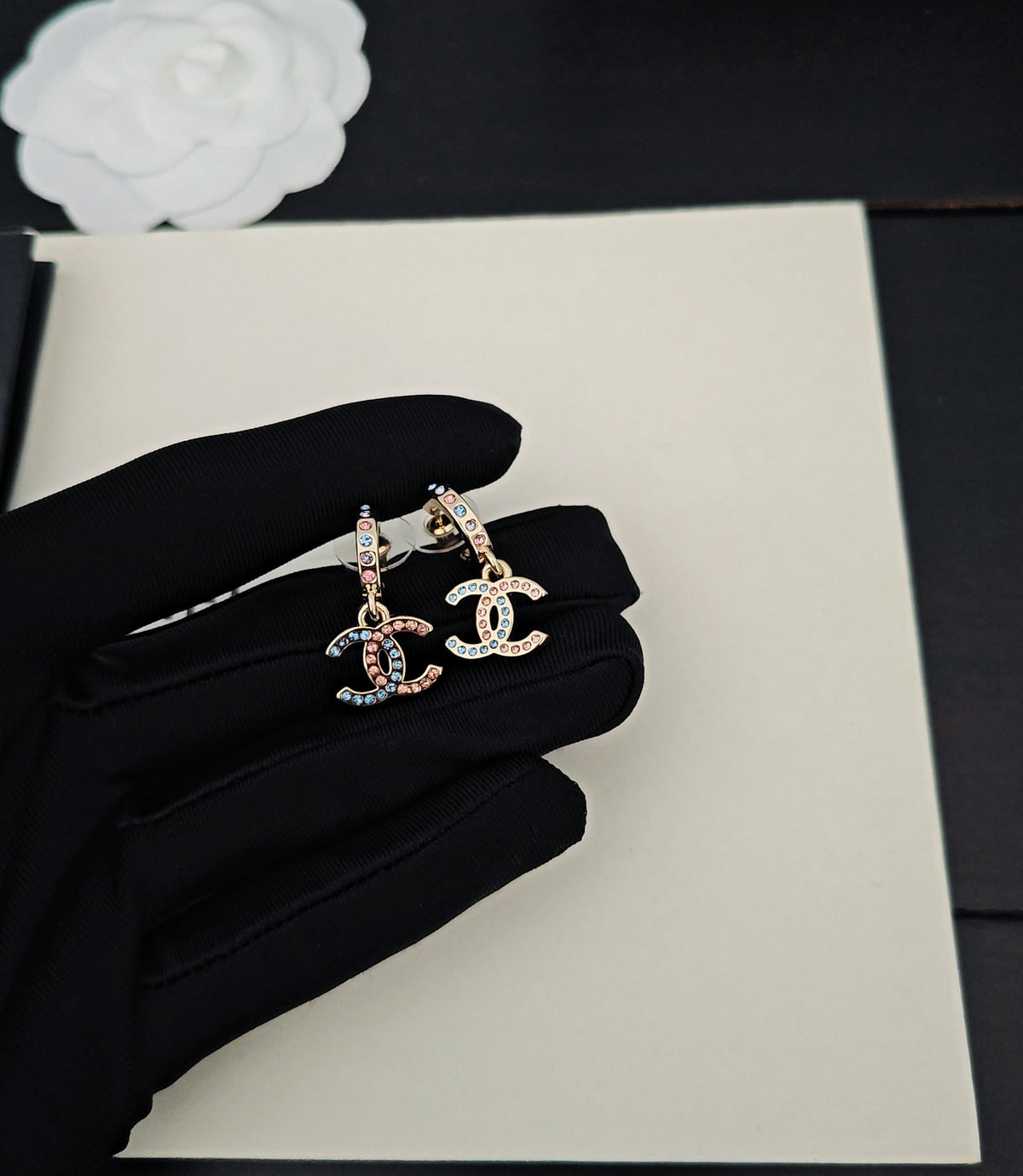 Signature Emblem Jewelry Accessory in Gold-Tone – Design 012 detail view