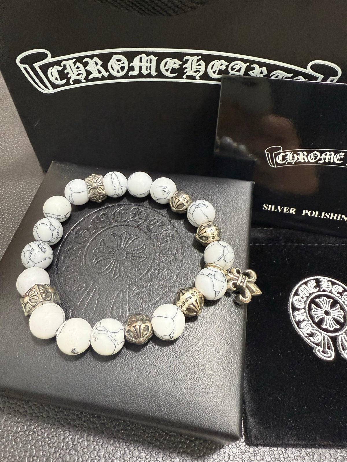 Gothic Emblem Jewelry Accessory in Antique Silver-Tone – Design 06 detail view