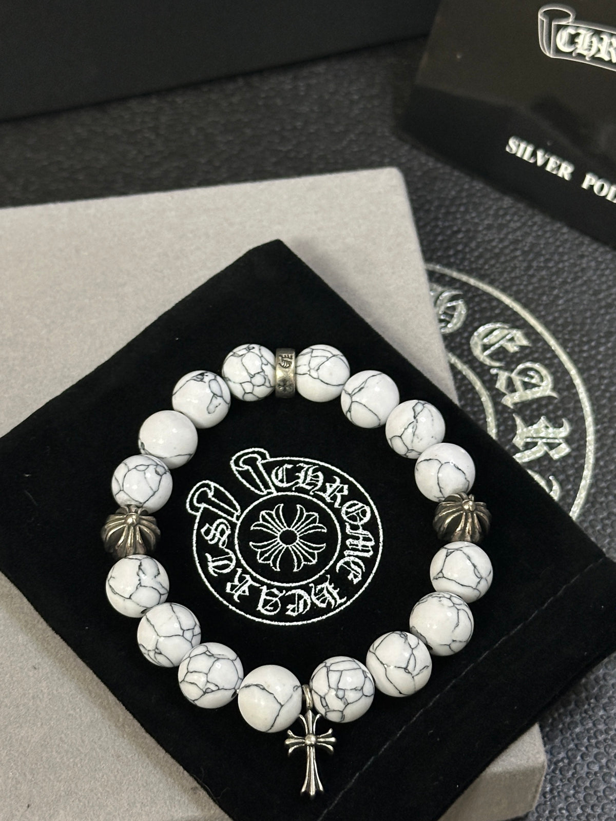 Gothic Emblem Jewelry Accessory in Antique Silver-Tone – Design 12 main product view