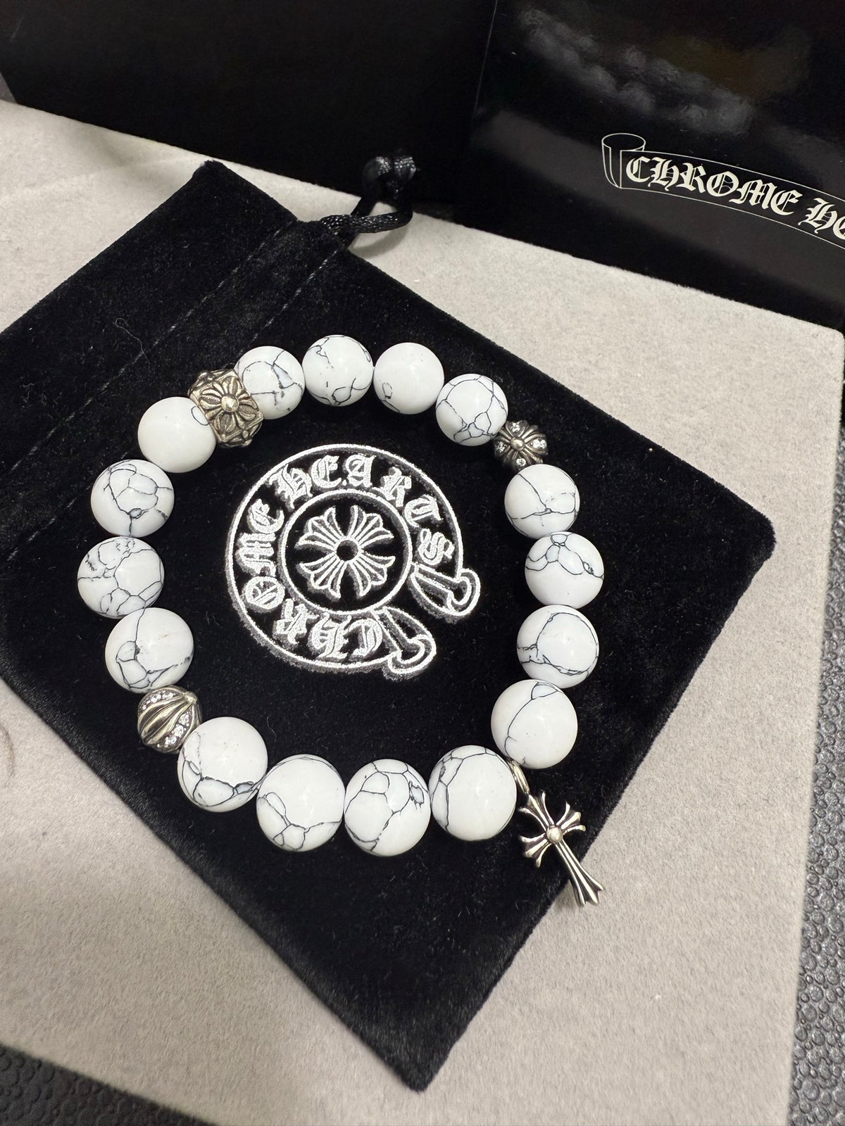 Gothic Emblem Jewelry Accessory in Antique Silver-Tone – Design 14 close-up detail