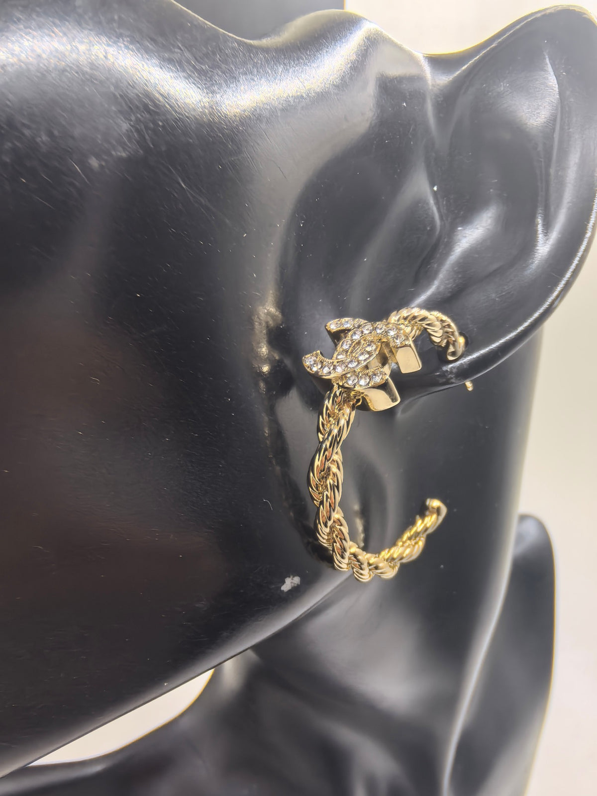 Signature Emblem Jewelry Accessory in Gold-Tone – Design 009 front product view