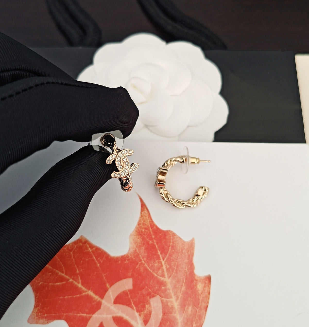 Signature Emblem Jewelry Accessory in Gold-Tone – Design 008 detail view