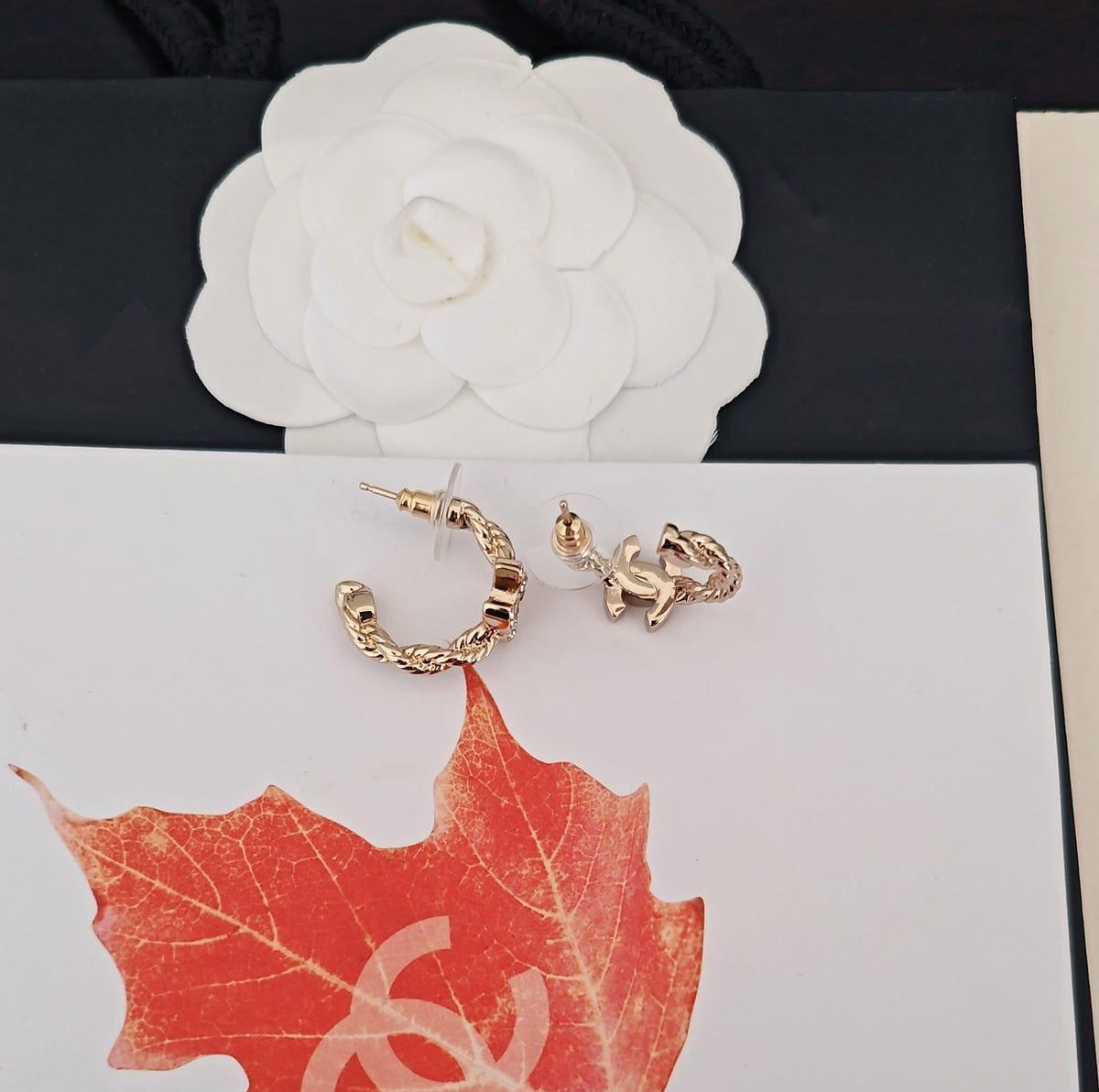 Signature Emblem Jewelry Accessory in Gold-Tone – Design 008 side detail