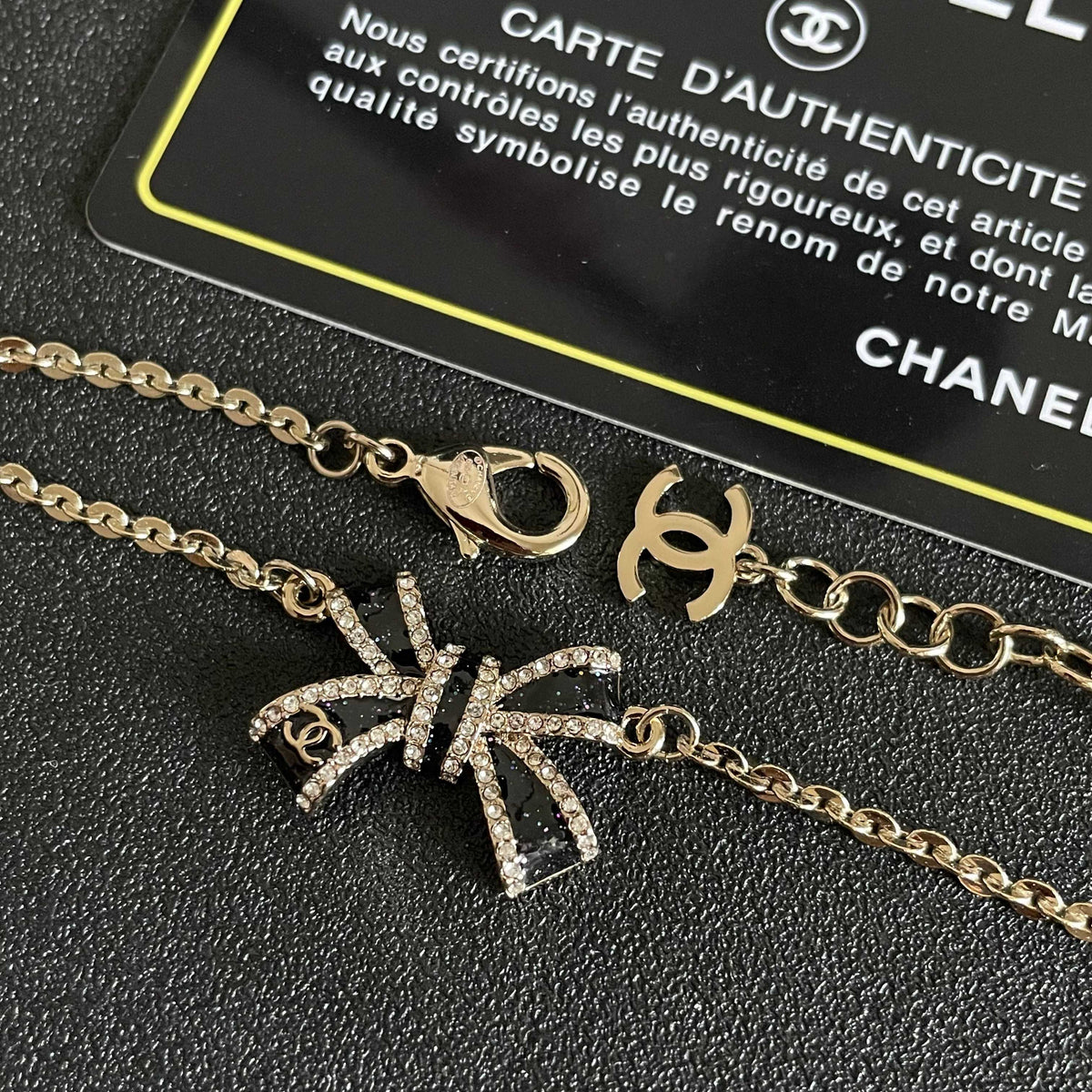 Double-C Emblem Bracelet in Polished Metal-Tone – Design 007 front product view