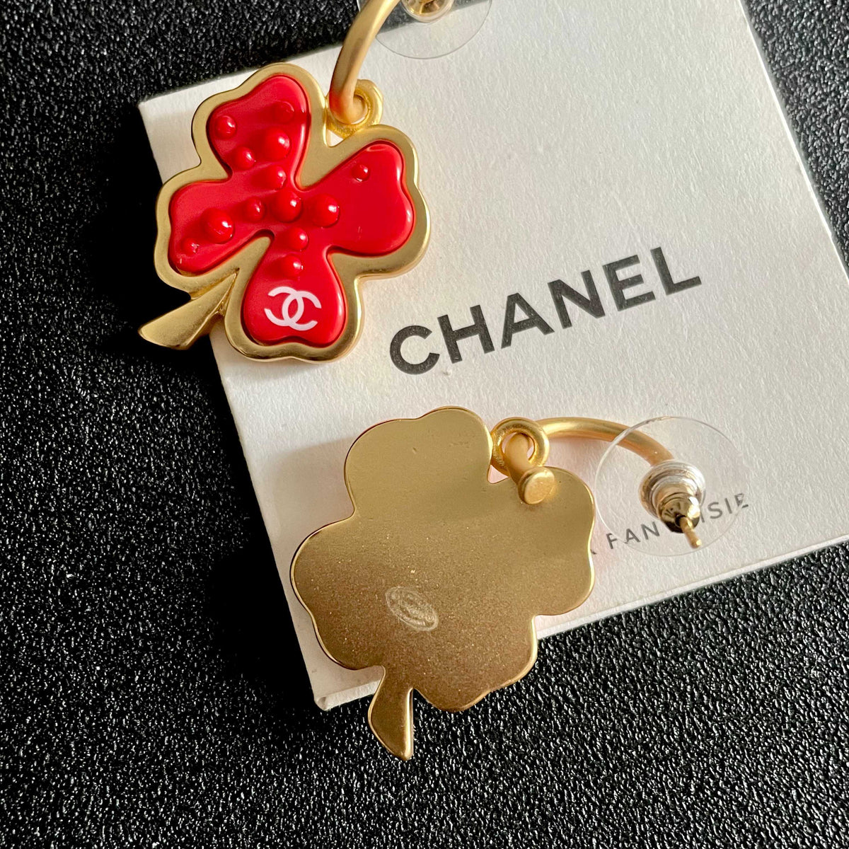 Camellia Statement Earrings in Polished Metal-Tone – Camellia Detail – Design 002 main product view