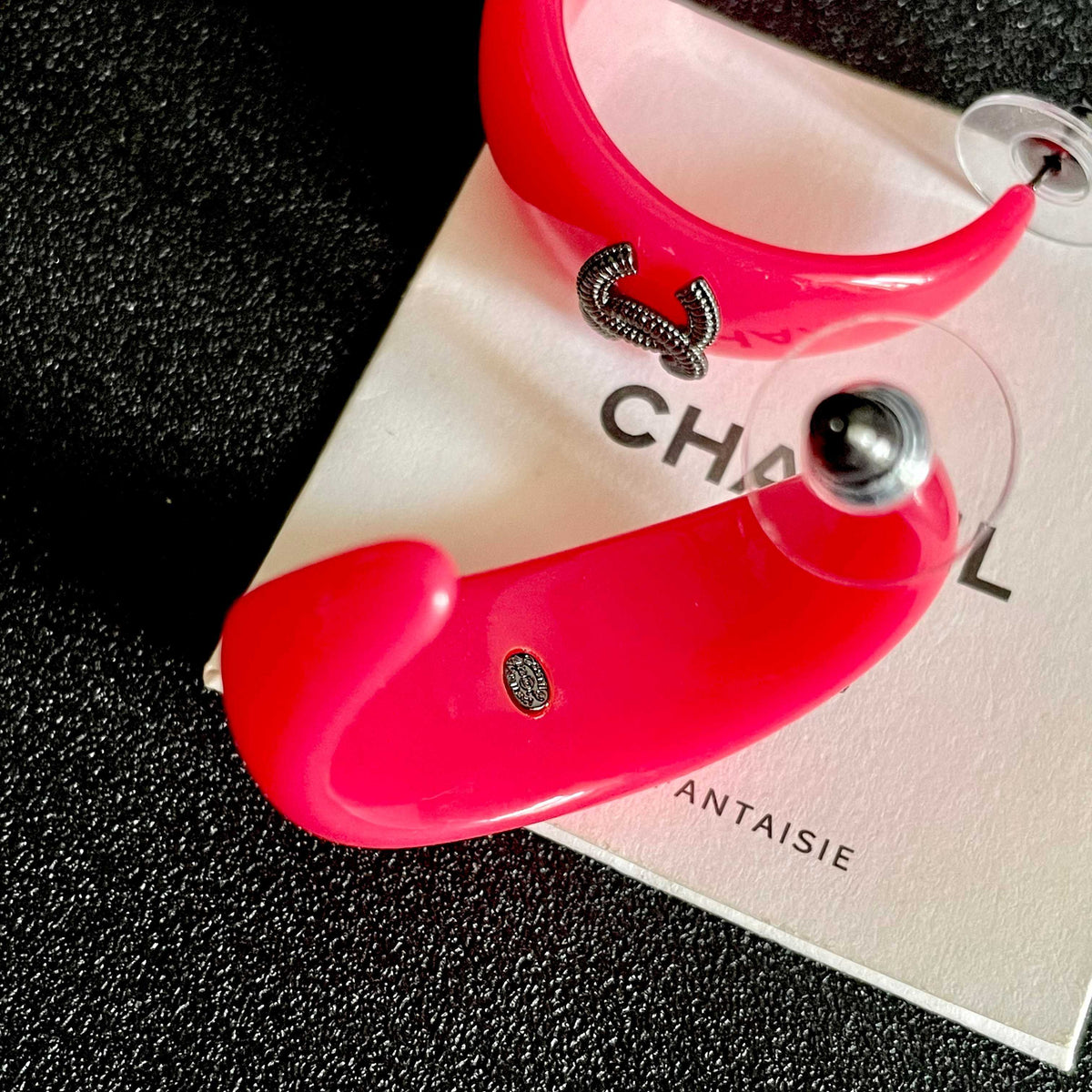 Signature Emblem Stud Earrings in Polished Metal-Tone – Design 028 main product view