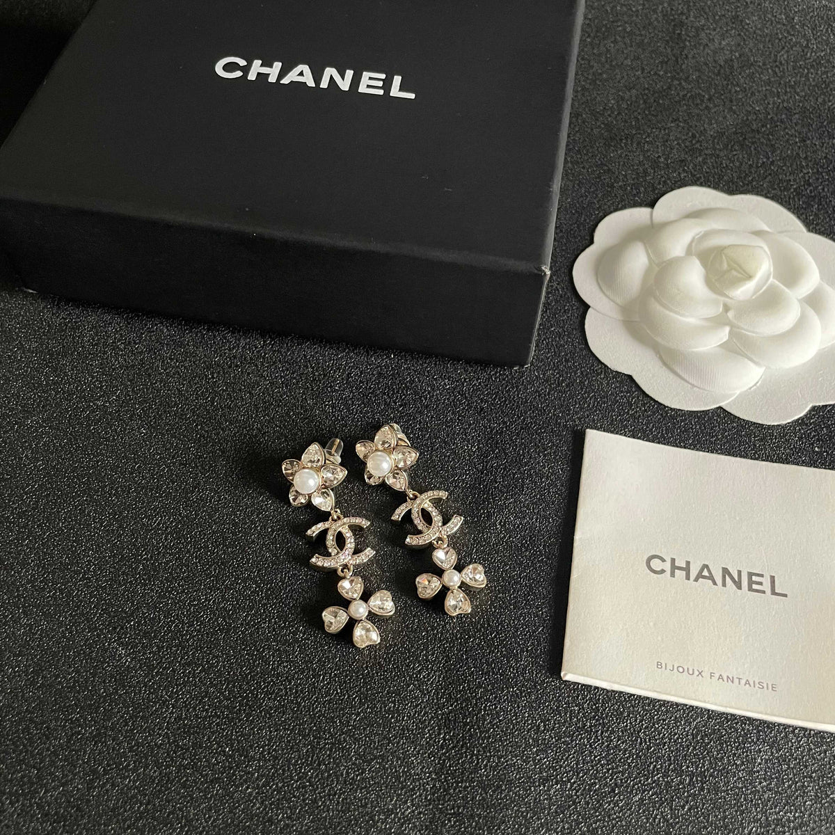 Signature Emblem Stud Earrings in Polished Metal-Tone – Design 047 close-up detail