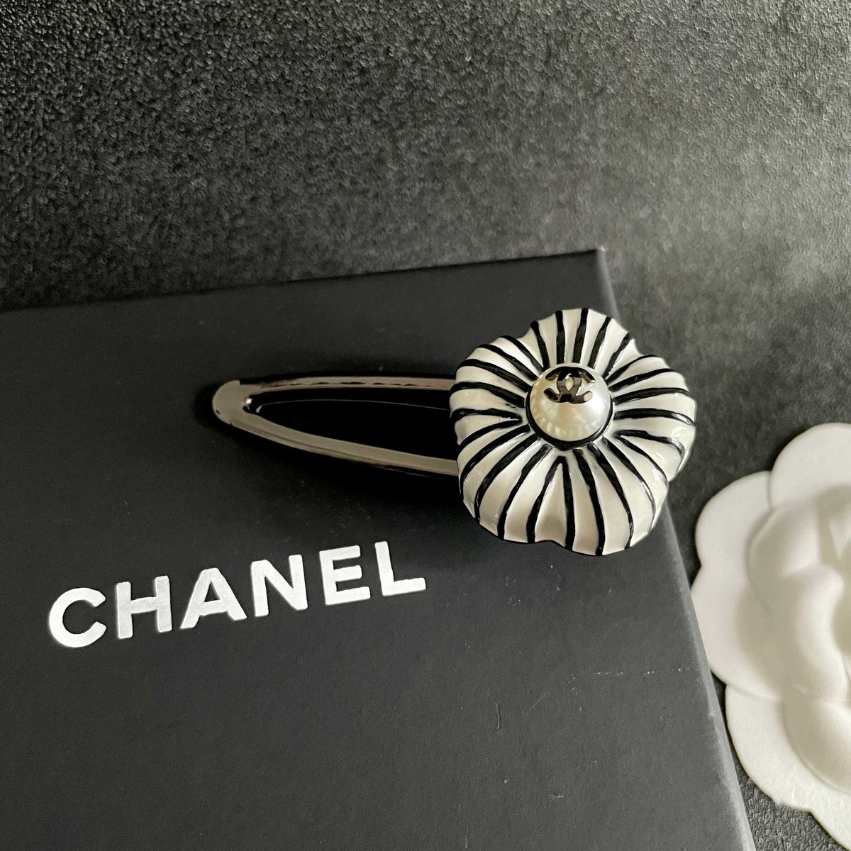 Camellia Hair Clip – Camellia Detail detail view