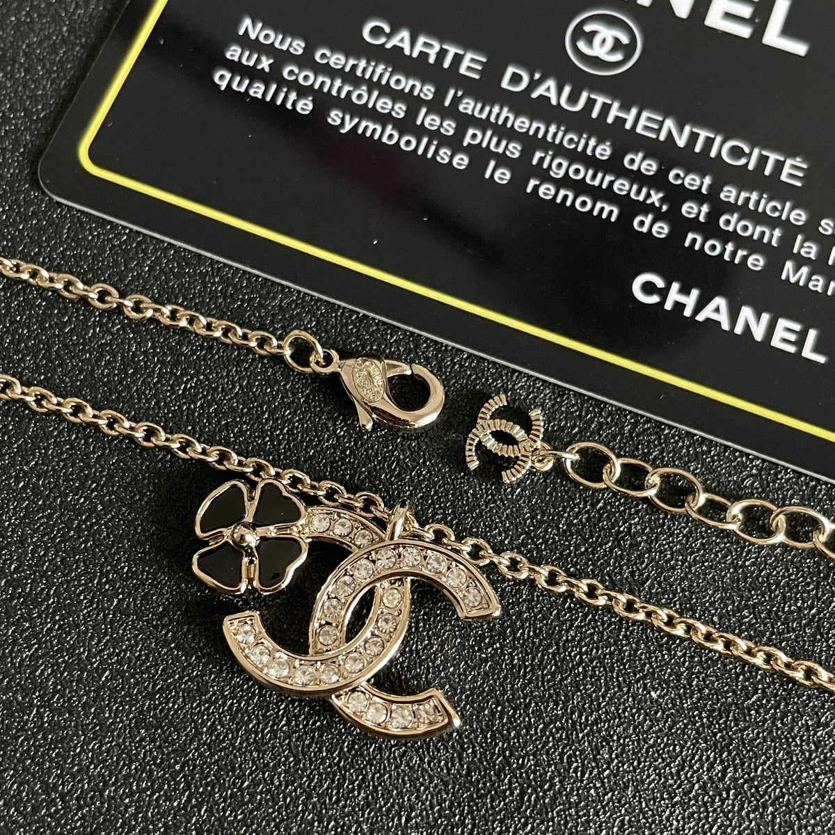 Signature Emblem Pendant Necklace in Polished Metal-Tone – Design 077 main product view