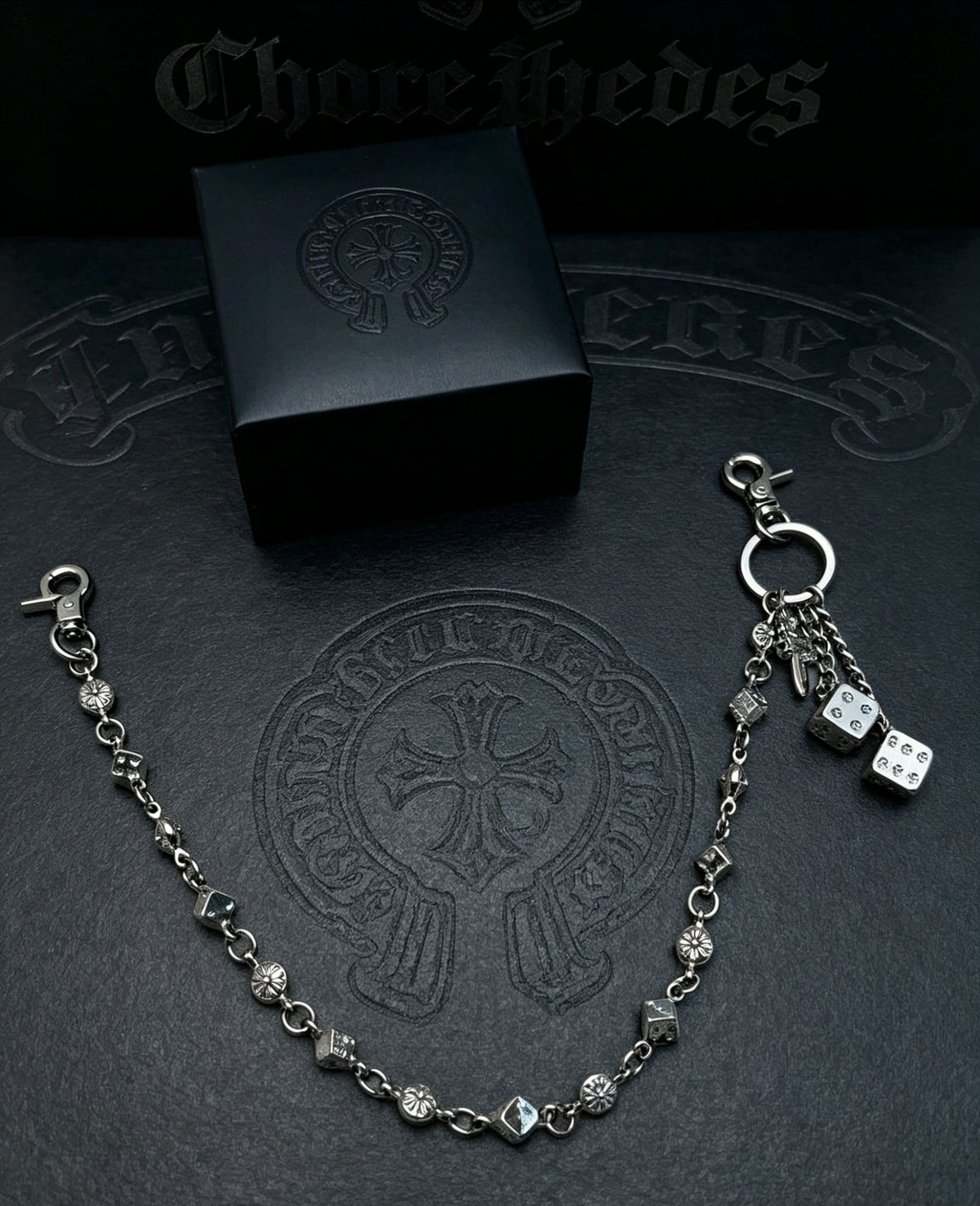Signature Emblem Pendant Necklace in Polished Metal-Tone – Design 089 main product view