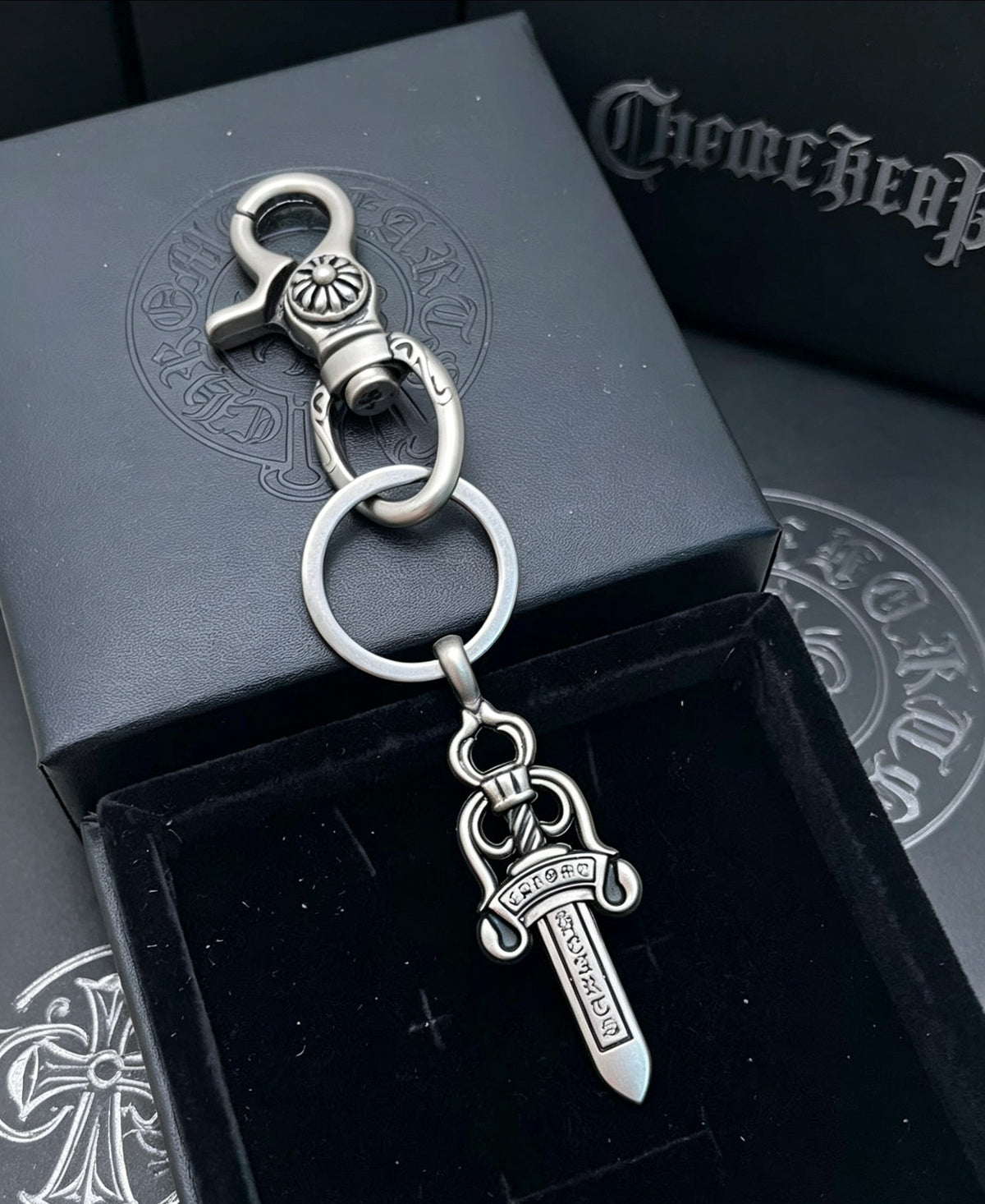 Signature Emblem Jewelry Accessory in Polished Metal-Tone – Design 062 front product view