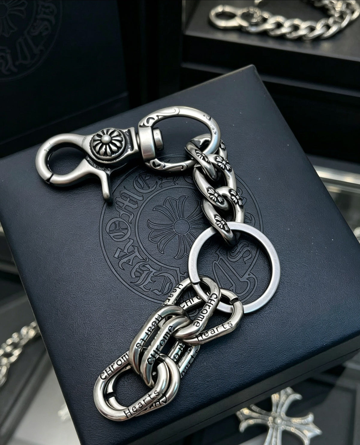 Letter Jewelry Accessory in Polished Metal-Tone – Design 001 main product view