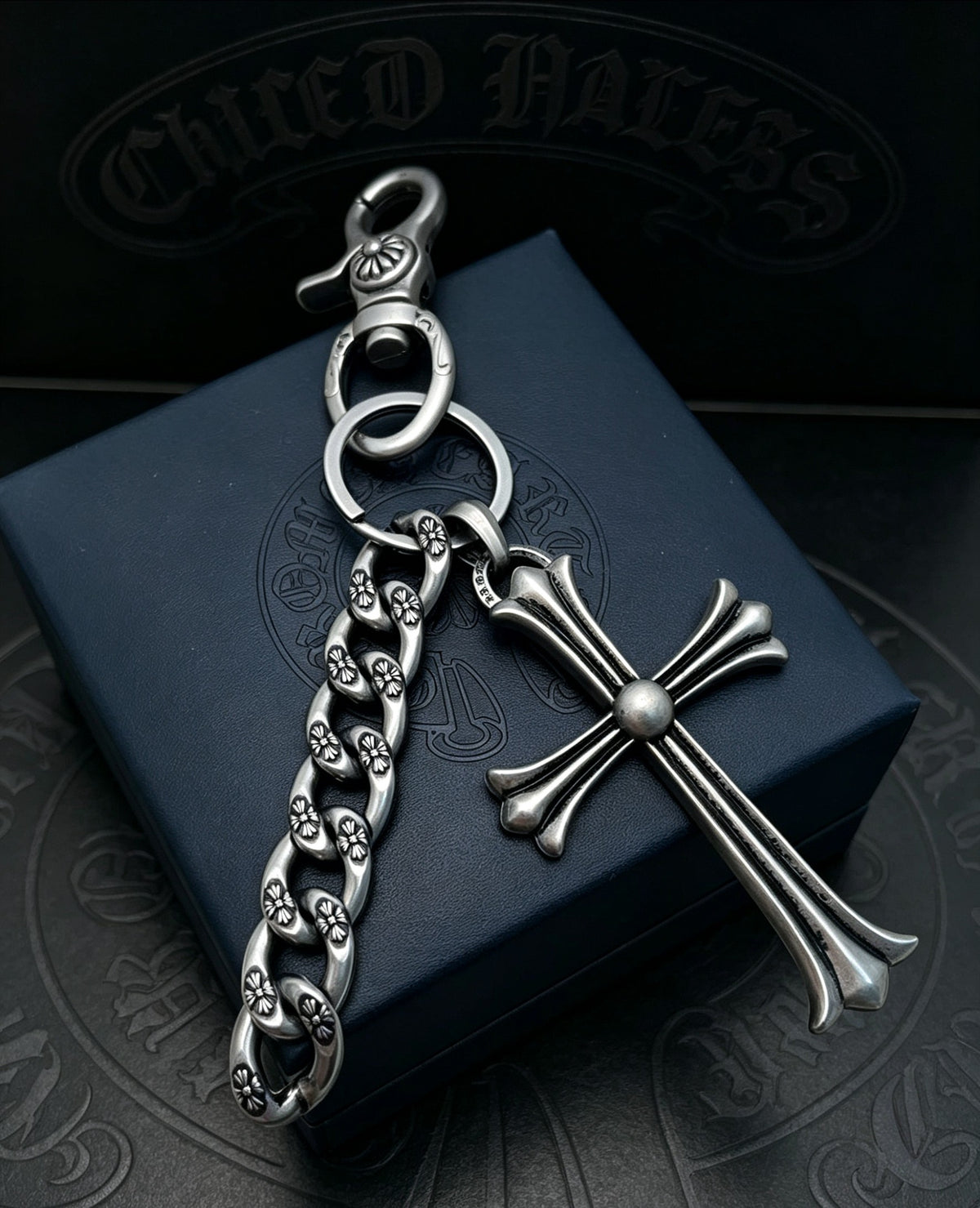 Signature Emblem Pendant in Polished Metal-Tone – Design 001 main product view