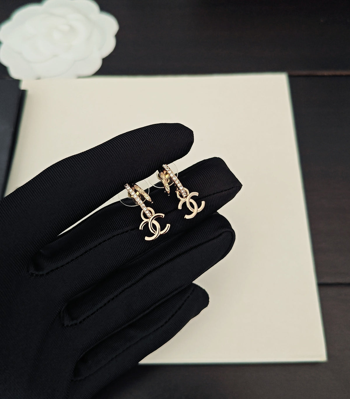 Signature Emblem Jewelry Accessory in Gold-Tone – Design 024 main product view