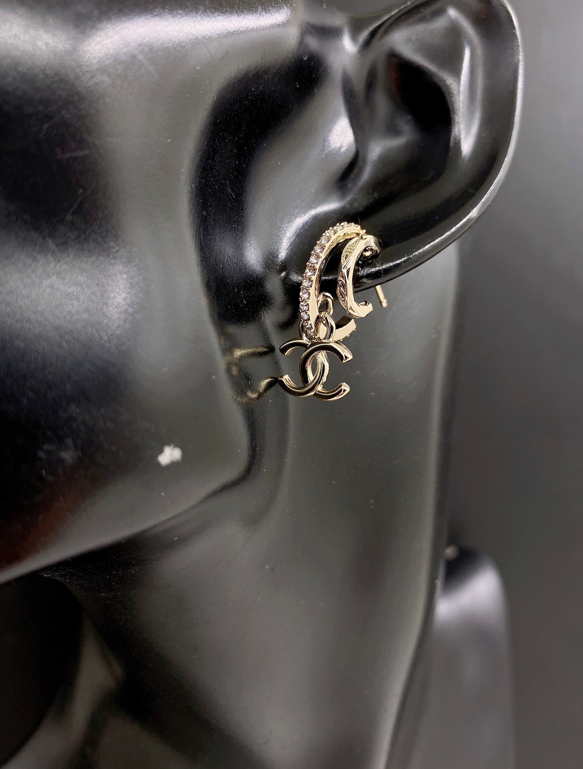 Signature Emblem Jewelry Accessory in Gold-Tone – Design 024 front product view