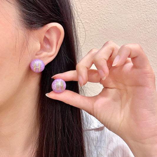Horse Statement Earrings in Polished Metal-Tone – Design 003 main product view