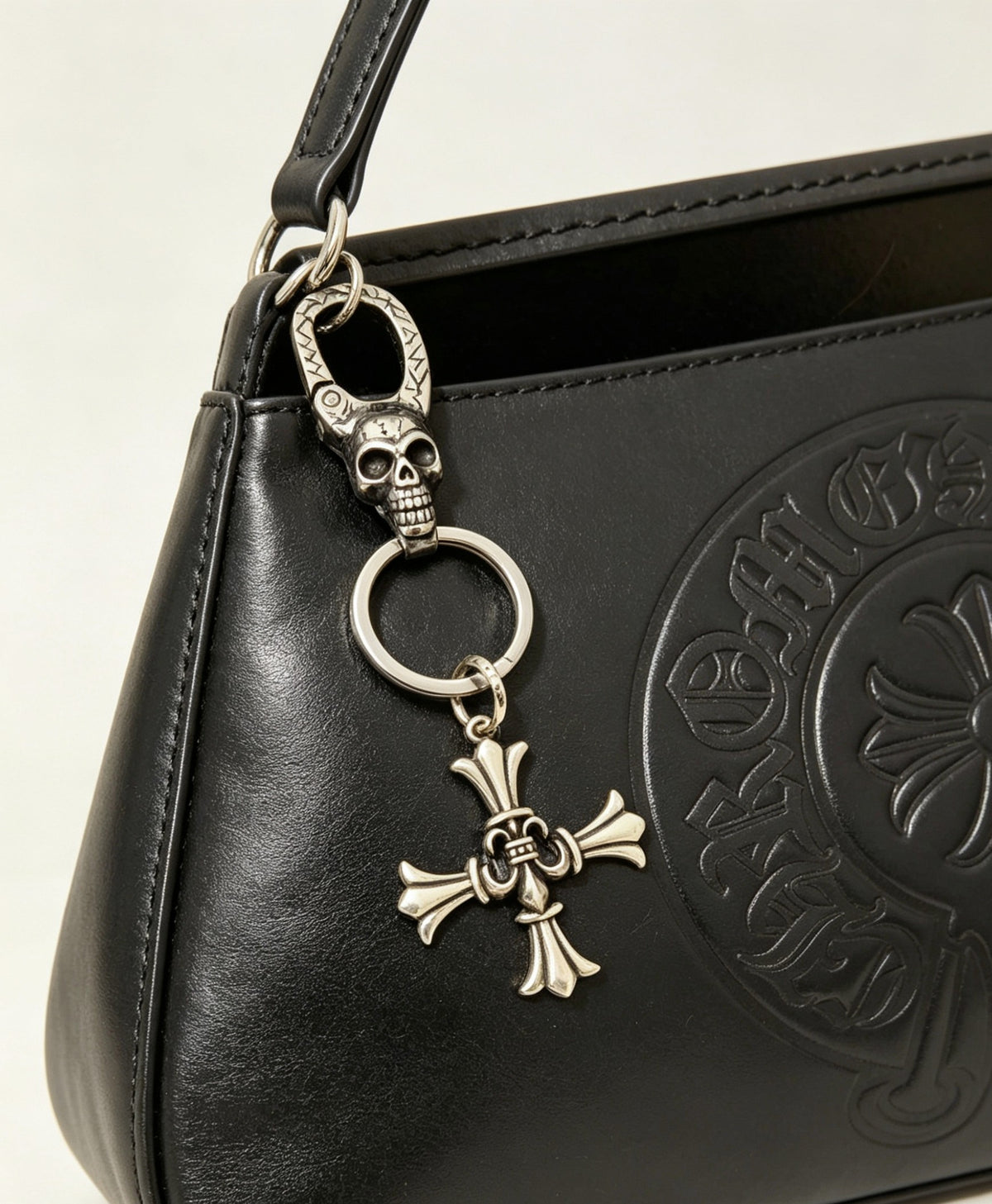 Signature Emblem Pendant in Polished Metal-Tone – Design 010 main product view