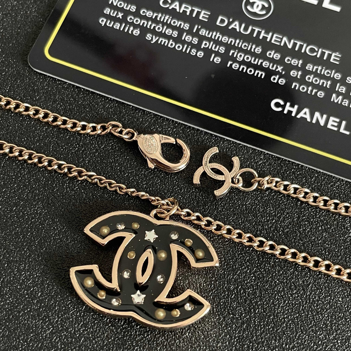 Signature Emblem Pendant Necklace in Polished Metal-Tone – Design 104 main product view