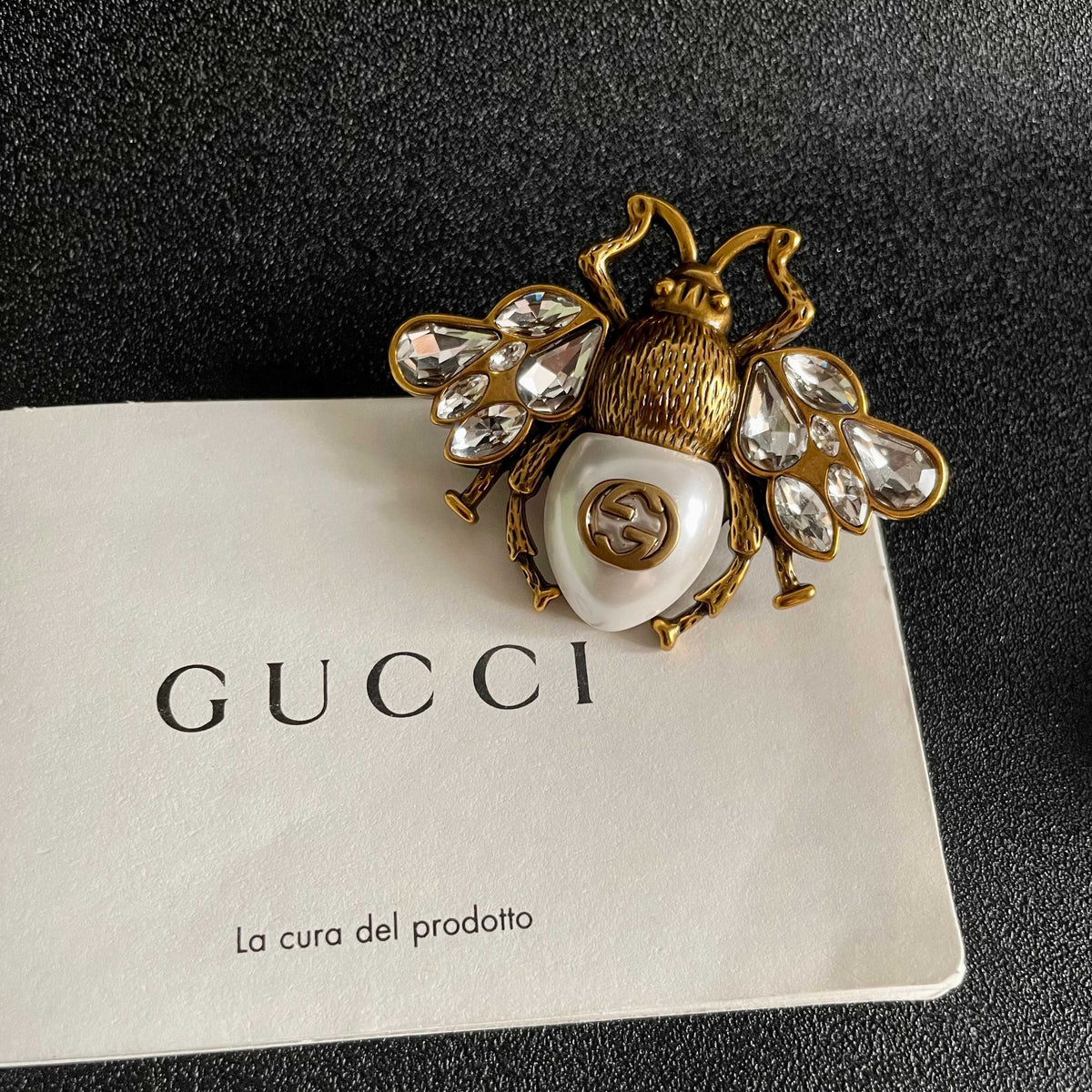 Geometric Emblem Brooch in Polished Metal-Tone – Design 005 front product view