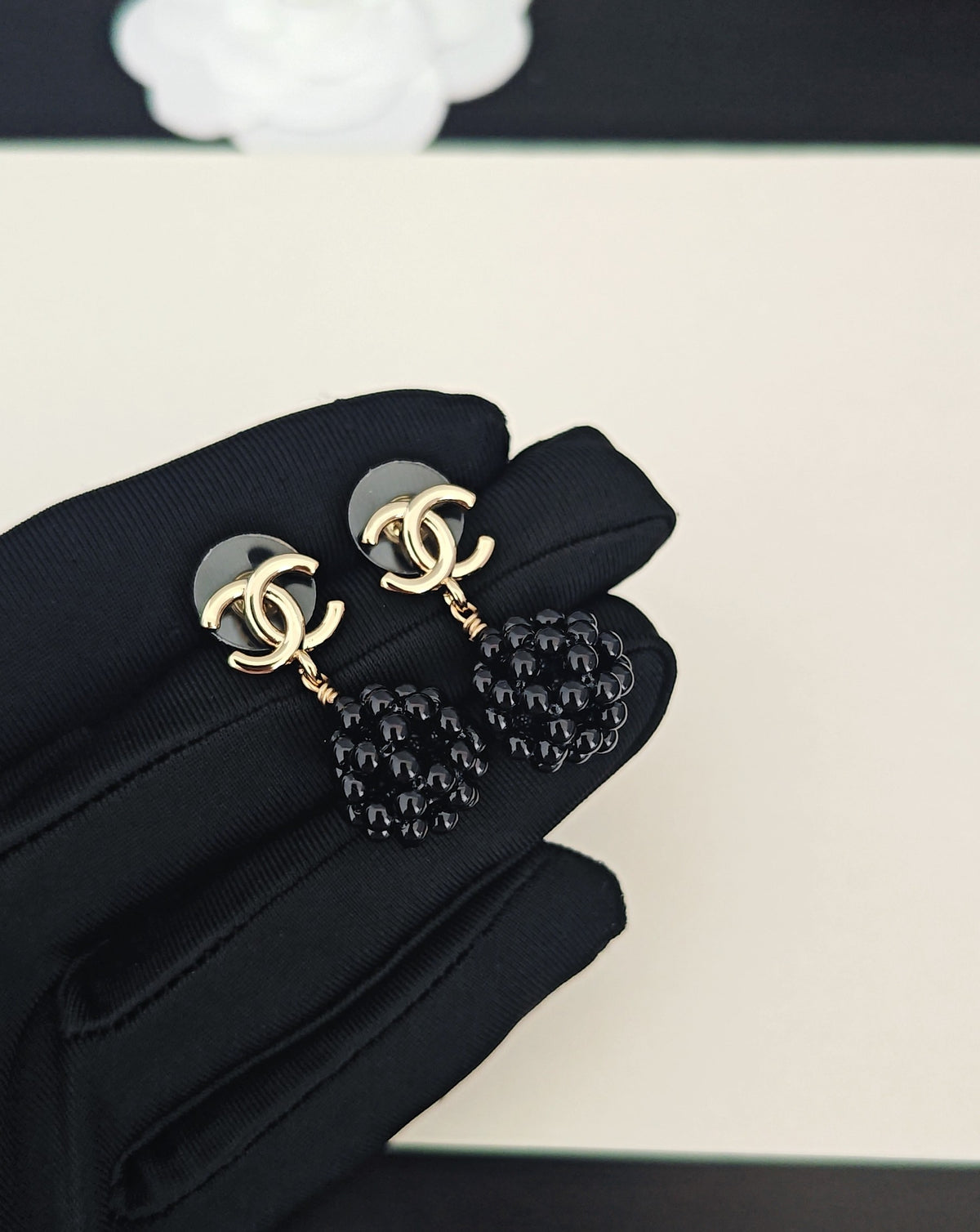 Pearl Pearl-Detail Statement Earrings – Pearl Detail – Design 016 main product view