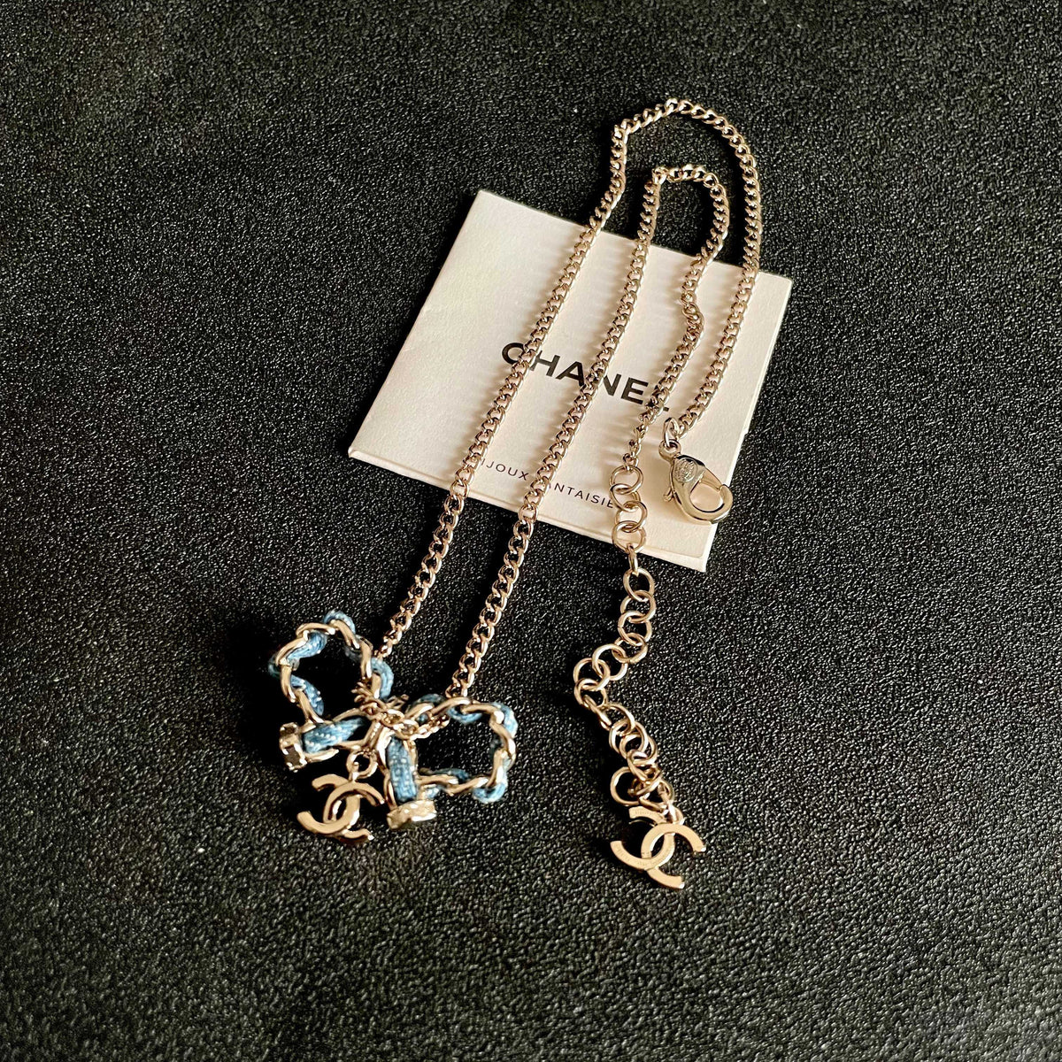 Signature Emblem Pendant Necklace in Polished Metal-Tone – Design 112 detail view