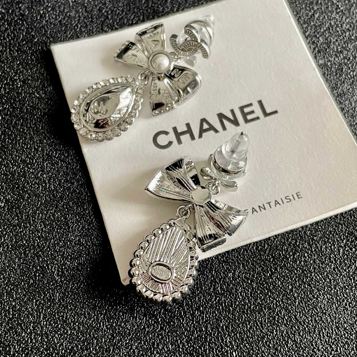 Signature Emblem Stud Earrings in Polished Metal-Tone – Design 118 main product view
