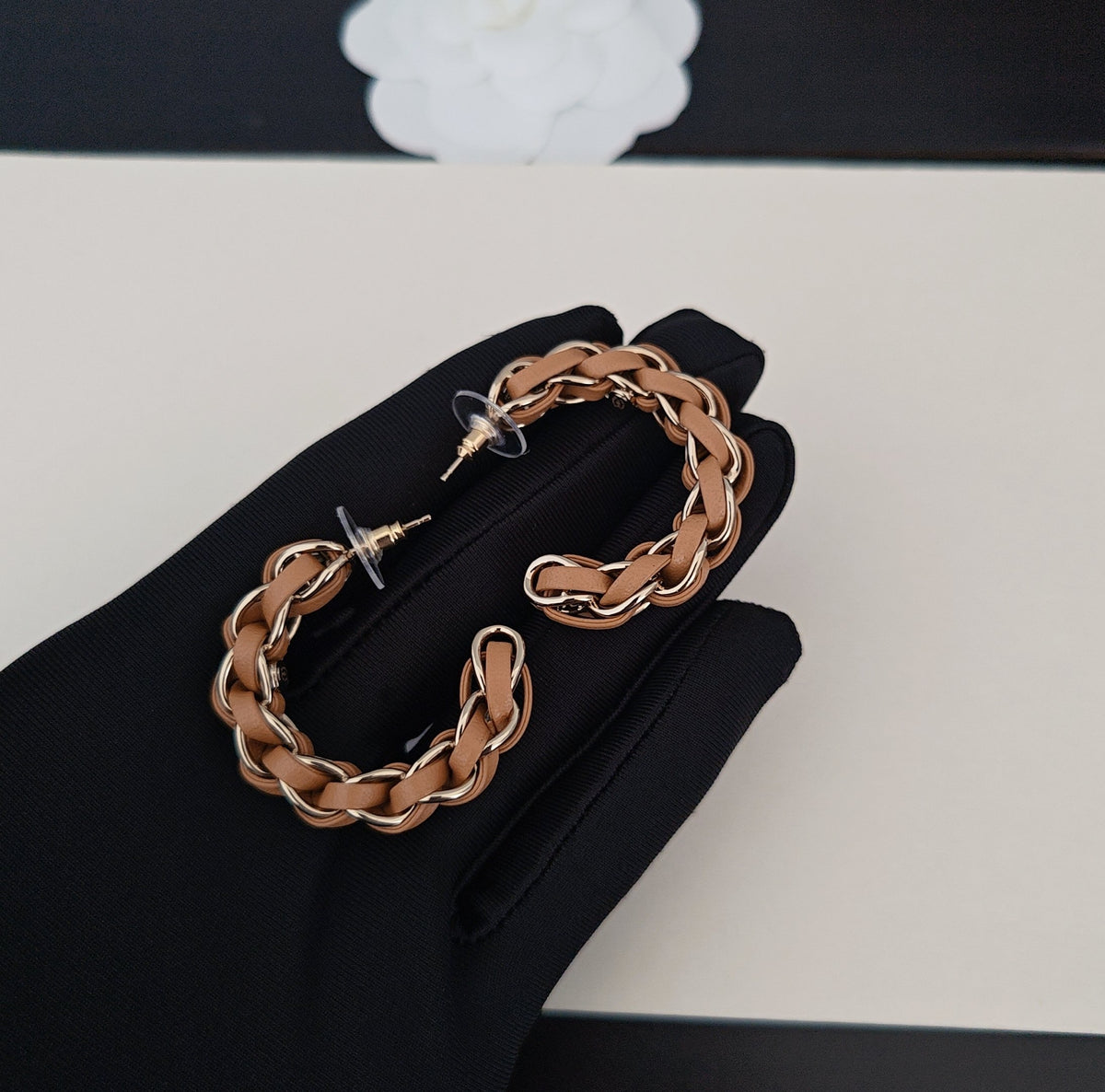 Signature Emblem Jewelry Accessory in Gold-Tone – Design 032 main product view