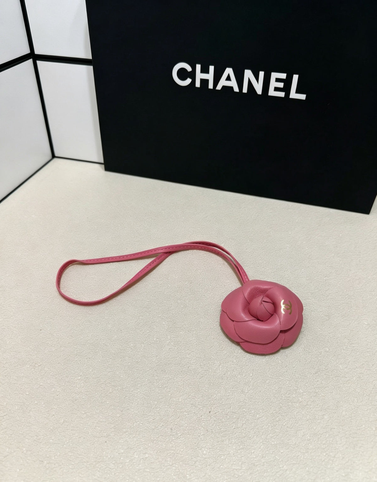 Camellia Jewelry Accessory in Polished Metal-Tone – Camellia Detail – Design 004 main product view