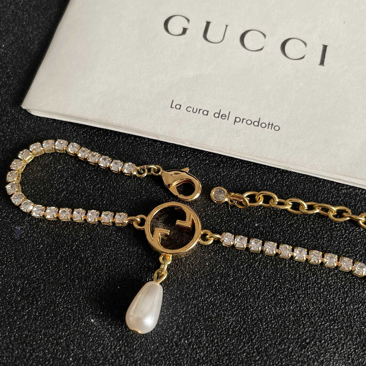 Geometric Emblem Bracelet in Polished Metal-Tone – Vintage Detail – Design 003 styled product view
