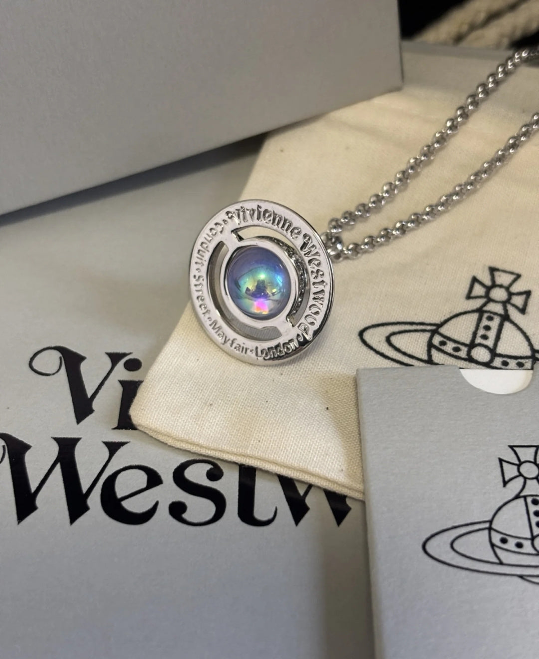 Orb-Inspired Emblem Jewelry Accessory in Polished Metal-Tone – Design 035 main product view