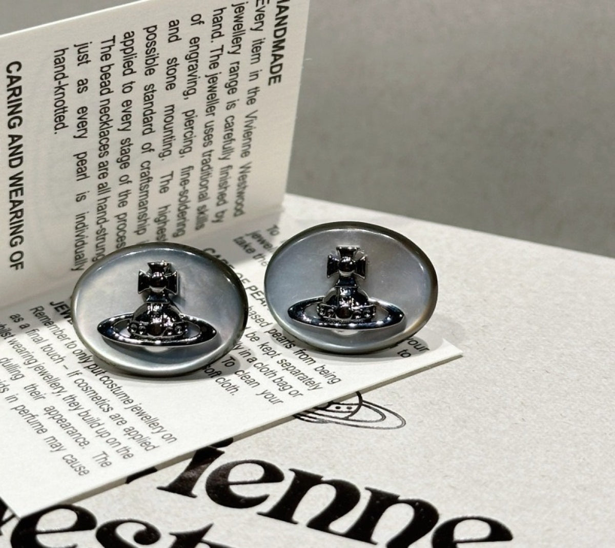 Orb Jewelry Accessory in Polished Metal-Tone – Design 018 detail view