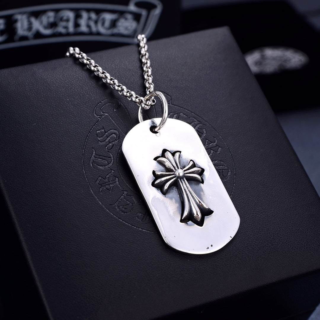 Cross Pendant in Metal-Tone – Design 01 main product view