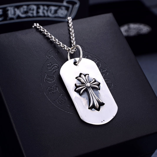 Cross Pendant in Metal-Tone – Design 01 main product view
