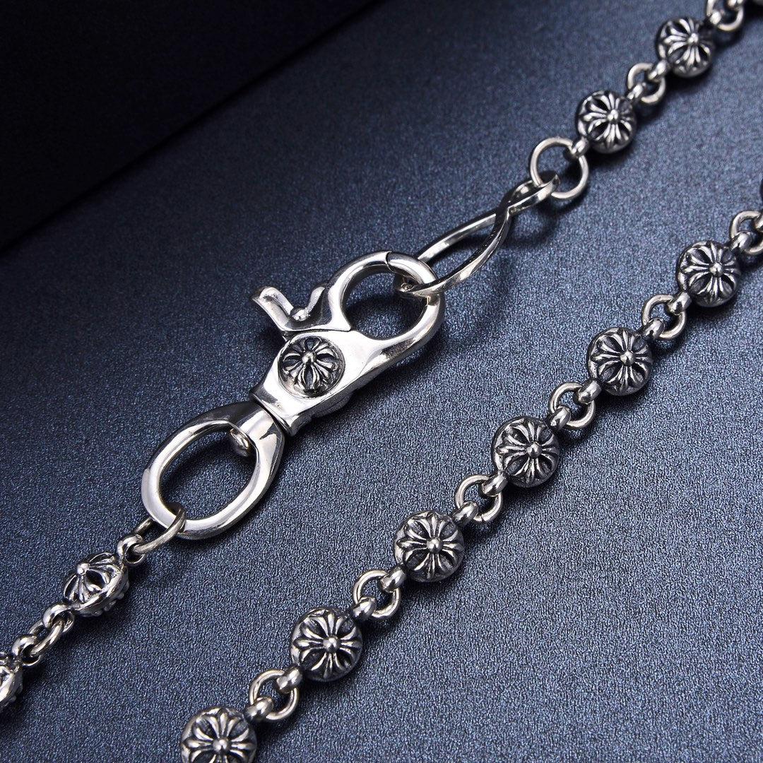 Signature Emblem Jewelry Accessory in Polished Metal-Tone – Design 069 main product view