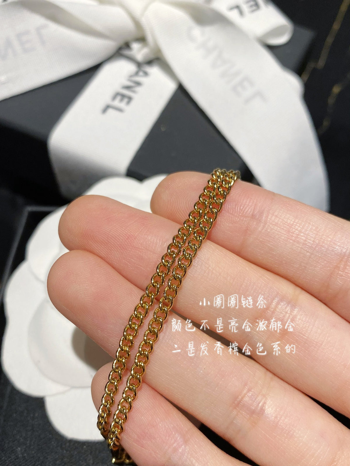 Double-C Emblem Crystal-Accent Pendant Necklace – Heart Detail styled product view