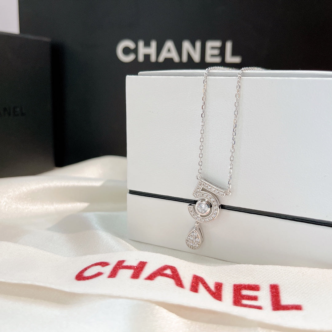 Signature Emblem Pendant Necklace in Polished Metal-Tone – Design 037 main product view